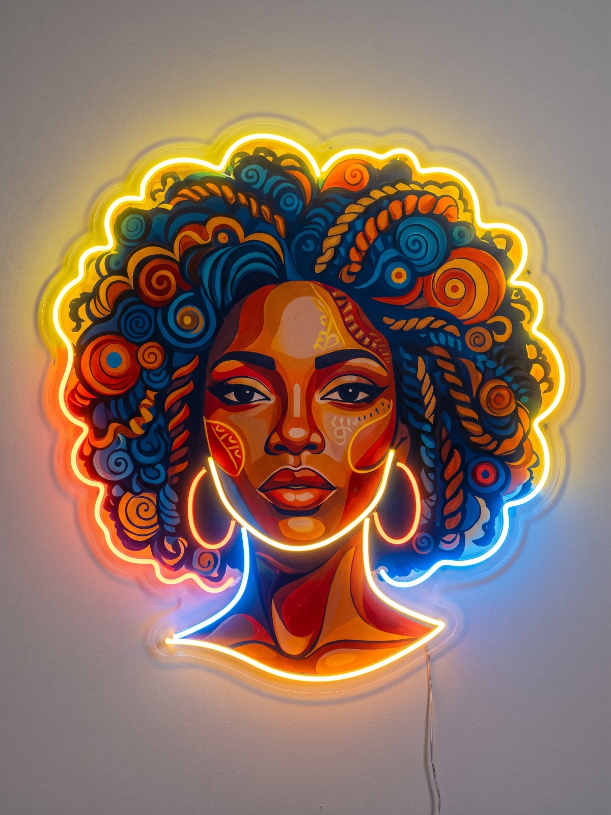 Tableau d'art "Africaine"